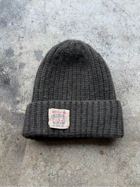 Polo Ralph Lauren Polo Country Lambswool Knit Beanie Hat Fishermen Workwear